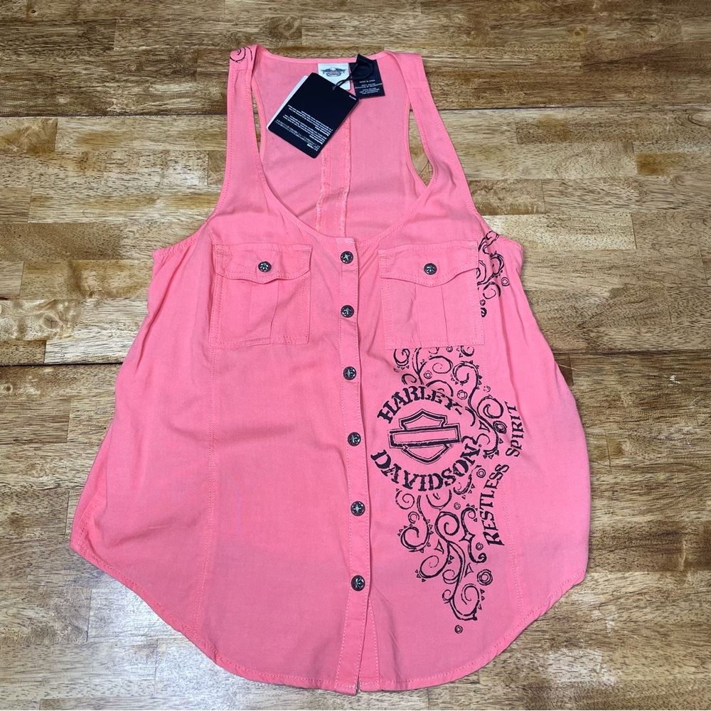Harley Davidson Open Sided Tank Top